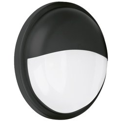 Aurora / Aurora Utilite CS Round LED Bulkhead IP65 Bezel 221mm Black Eyelid