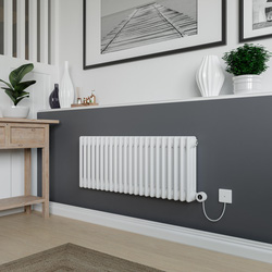 Azur / Azur Columbus Electric 3 Column Radiator 400x1010mm 3072Btu White