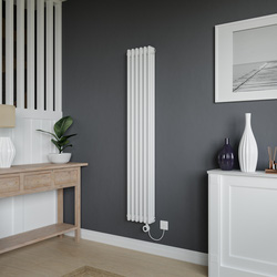 Azur / Azur Columbus Electric 3 Column Radiator 1600x290mm 4096Btu White