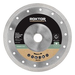 ROKTOR / ROKTOR Tile & Porcelain Diamond Blade 180mm x 1.6mm x 25.4/22mm