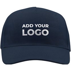 Zapalogo / Personalised Cap Navy Embroidered Hat Front Logo