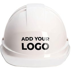 Zapalogo / Personalised Hard Hat White Printed Hat Front Logo