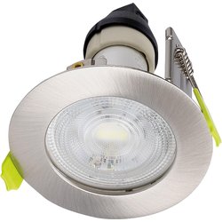 Integral LED / Integral LED Evofire Micro 72 IP65 Fire Rated Downlight Satin Nickel