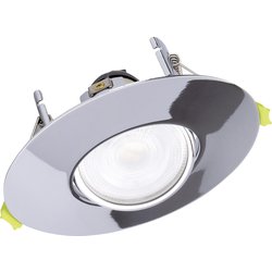Integral LED / Integral LED Evofire Maxi 110 Tiltable IP20 Fire Rated Downlight Polished Chrome