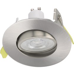 Integral LED / Integral LED Evofire Midi 92 IP65 Fire Rated Downlight Satin Nickel