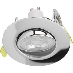 In Touch With Bricks / Integral LED Evofire Midi 92 IP65 Fire Rated Downlight Polished Chrome