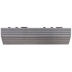 Apollo / Straight Finishing Edges Uncapped 30cm (4pk) - Grey