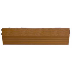 Apollo / Straight Finishing Edges Capped 30cm (4pk) - Brown