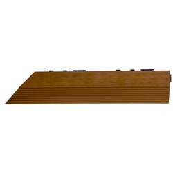 Apollo / Corner Finishing Edges Capped 30cm (2pk) - Brown