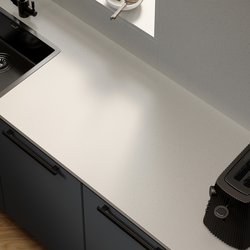 Wilsonart / Wilsonart Omega Sleek White Quartz Square Edge Upstand 3000 x 100mm x 20mm
