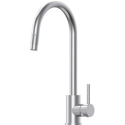 Hafele / Hafele Xpressfit Single Lever Retractable Pull Out Tap Satin
