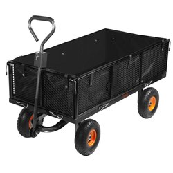 Vonhaus / Vonhaus Mesh Garden Trolley Cart 200L