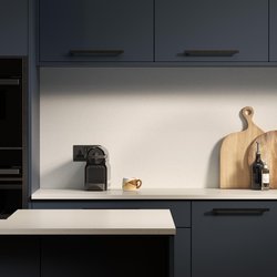 Wilsonart / Wilsonart Omega Sleek White Quartz Square Edge Splashback 3000 x 600mm x 8mm