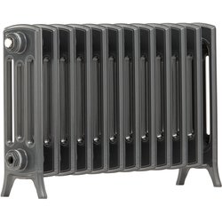 Arroll / Arroll Edwardian 4-Column Cast Aluminium Bi-Metal Radiator 450 x 728mm 2177Btu Anthracite