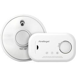 FireAngel / FireAngel 10 Year Sensor 1 Year Battery Standalone Smoke Alarm and Carbon Monoxide Alarm Twin Pack