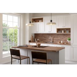 Wilsonart / Wilsonart Options Plus Warm Walnut Postformed Worktop 3000mm x 600mm x 38mm