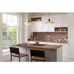 Wilsonart / Wilsonart Options Plus Warm Walnut Postformed Breakfast Bar 4100mm x 900mm x 38mm
