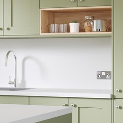 Wilsonart / Wilsonart Options Plus Pure White Postformed Worktop 4100mm x 600mm x 38mm