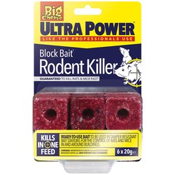 Big Cheese / Block Bait Rodent Killer 20g x 6