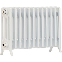 Arroll / Arroll Edwardian 4-Column Cast Aluminium Bi-Metal Radiator 450 x 728mm 2177Btu White