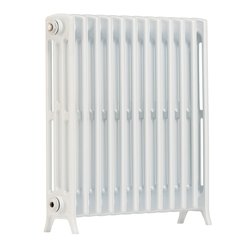 Arroll / Arroll Edwardian 4-Column Cast Aluminium Bi-Metal Radiator 750 x 728mm 3462Btu White