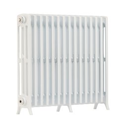 Arroll / Arroll Edwardian 4-Column Cast Aluminium Bi-Metal Radiator 750 x 906mm 4327Btu White