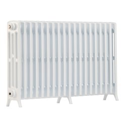 Arroll / Arroll Edwardian 4-Column Cast Aluminium Bi-Metal Radiator 650 x 1142mm 4846Btu White