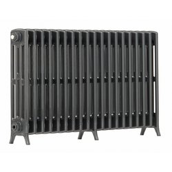 Arroll / Arroll Edwardian 4-Column Cast Aluminium Bi-Metal Radiator 650 x 1142mm 4846Btu Anthracite