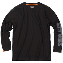 Scruffs / Scruffs Winslow Long Sleeve T-Shirt Black Large