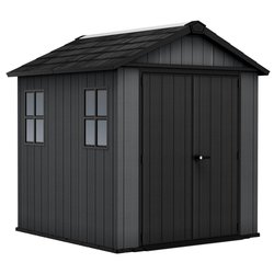 Keter / Keter Newton Plus Apex Outdoor Storage Shed Grey 7.5' x 7'