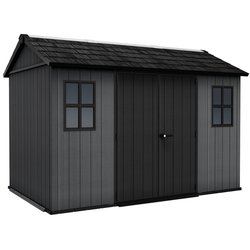 Keter / Keter Newton Plus Apex Outdoor Storage Shed Grey 11' x 7.5'