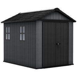 Keter / Keter Newton Plus Apex Outdoor Storage Shed Grey 7.5' x 9'