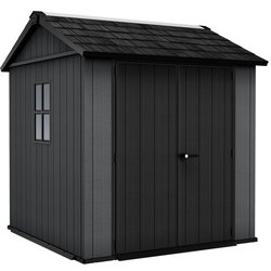 Keter / Keter Newton Plus Apex Outdoor Storage Shed Grey 7' x 7.5'