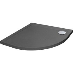 Nuie / nuie Hydro45 Slimline Quadrant Shower Tray 900 x 900mm Grey