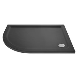 Nuie / nuie Hydro45 Offset Quadrant Shower Tray 1000 x 800mm Grey Left Hand