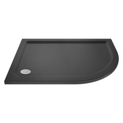 Nuie / nuie Hydro45 Offset Quadrant Shower Tray 1000 x 800mm Grey Right Hand