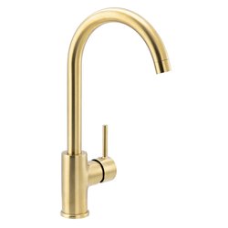 Abode / Abode Nico Single Lever Mono Mixer Kitchen Tap Brushed Brass