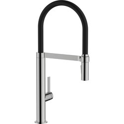 Abode / Abode Carbon Single Lever Pull Out Kitchen Tap Chrome