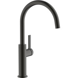 Abode / Abode Carbon Single Lever Mono Mixer Kitchen Tap Gunmetal