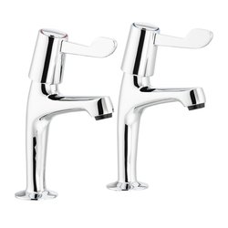 Abode / Abode Pillar Dual Lever Kitchen Tap Chrome