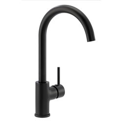 Abode / Abode Nico Single Lever Mono Mixer Kitchen Tap Matt Black