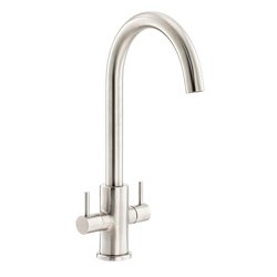 Abode / Abode Marido Dual Lever Mono Mixer Kitchen Tap Brushed Nickel