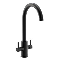 Abode / Abode Marido Dual Lever Mono Mixer Kitchen Tap Matt Black