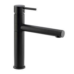 Abode / Abode Tower Single Lever Mono Mixer Kitchen Tap Matt Black
