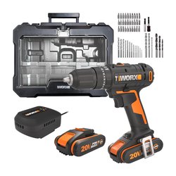 Worx / Worx 20V Cordless Hammer Drill 2 x 2.0Ah