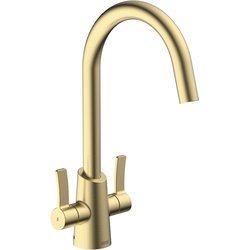 Bristan / Bristan Acorn Easyfit Mono Mixer Kitchen Tap Brushed Brass
