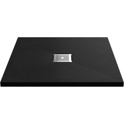 Nuie / nuie Hydro45 Square Slimline Shower Tray 800 x 800mm Black