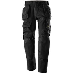 Snickers Workwear / Snickers AllroundWork Black Floorlayers Trousers With Holster Pockets Black 31" R