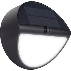 Luceco / Luceco Carina Solar 5W Outdoor Bulkhead Wall Light 500lm 4000K IP54 Black