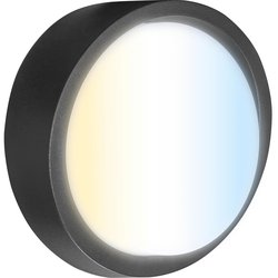 Luceco / Luceco Decorative Outdoor Bulkhead Light 15W 1350lm CCT IP65 Black 220mm